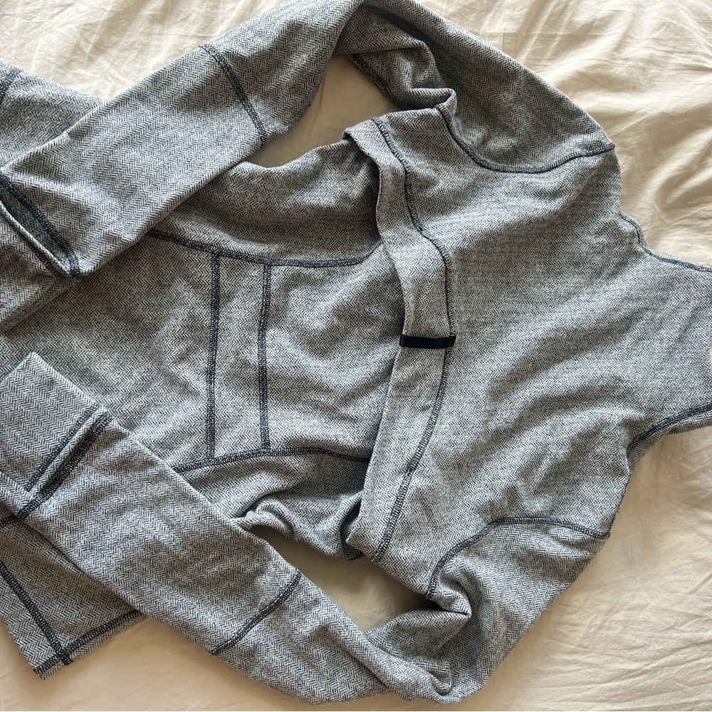 Lululemon Define Jacket Ghost Herringbone Size 10 - image 4